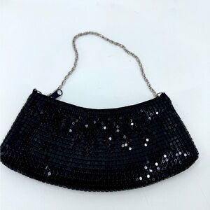 Sequins shimmering Mini Shoulder‎ bag with chain Strap